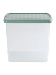 Wham 5 Pack Green Milieu 37L Square Plastic Clip Box and Lid - Image 3 of 5