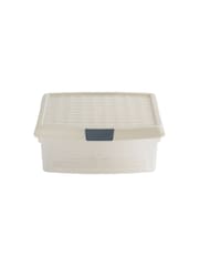 Wham Slate Grey 8.5L Rectangular Plastic Clip Box and Lid - Image 2 of 5