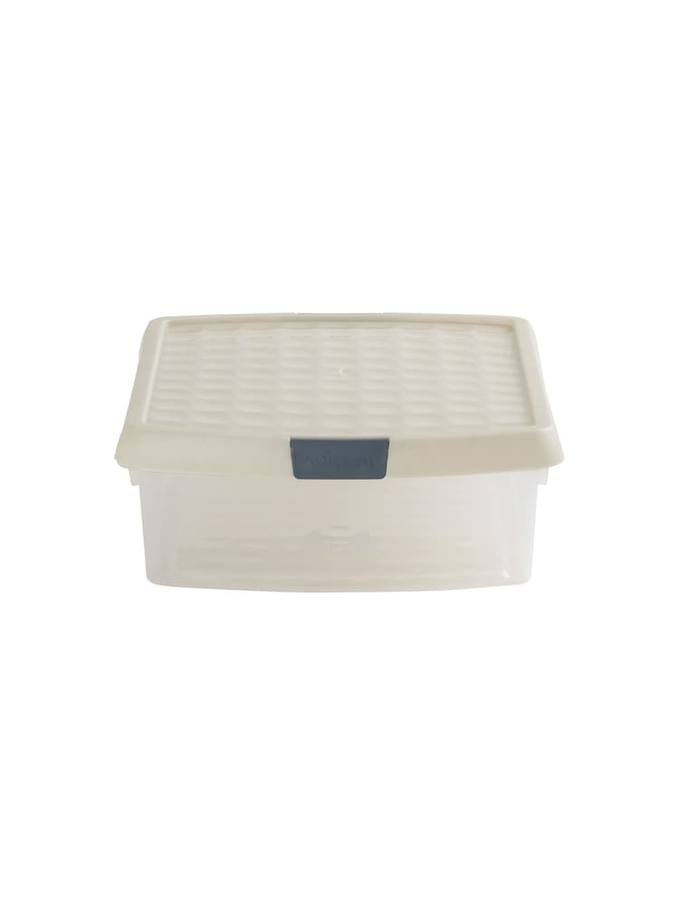 Wham Slate Grey 8.5L Rectangular Plastic Clip Box and Lid - Image 2 of 5