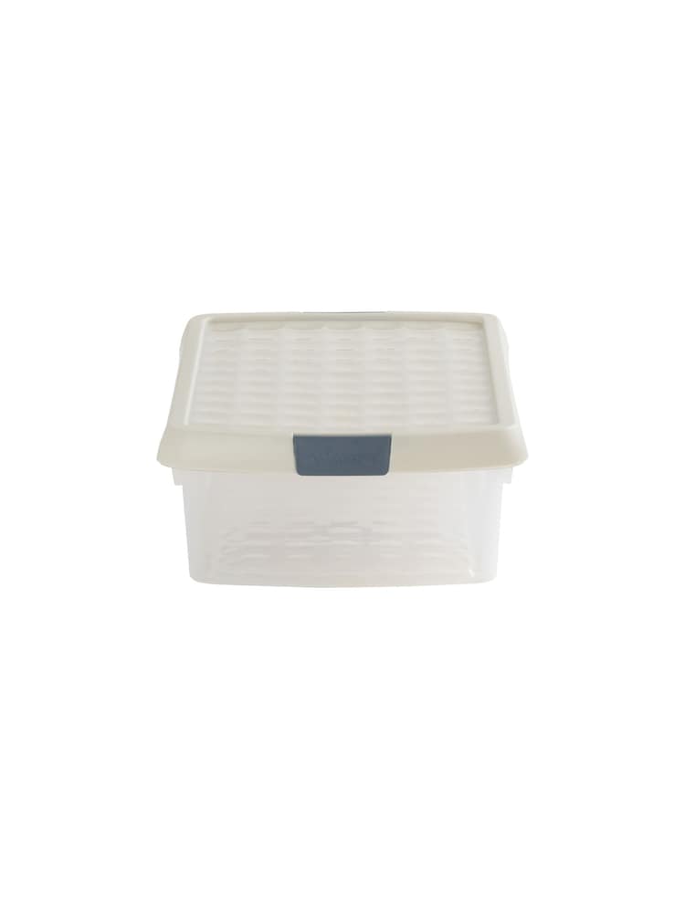 Wham Slate Grey 7L Rectangular Plastic Clip Box and Lid Box and Lid - Image 2 of 5