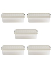 Wham Slate Grey 7L Rectangular Plastic Clip Box and Lid Box and Lid - Image 5 of 5