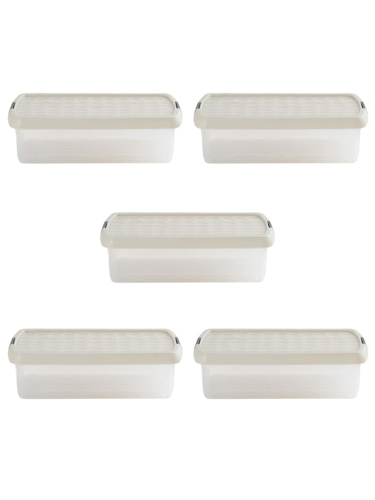 Wham Slate Grey 7L Rectangular Plastic Clip Box and Lid Box and Lid - Image 5 of 5