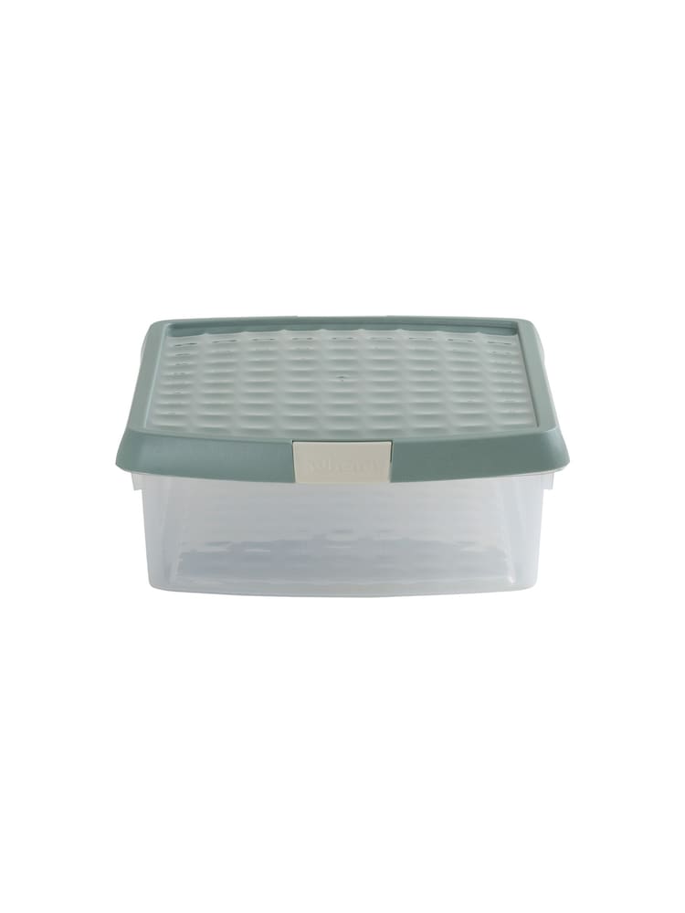 Wham Green Milieu 8.5L Rectangular Plastic Clip Box and Lid - Image 2 of 5