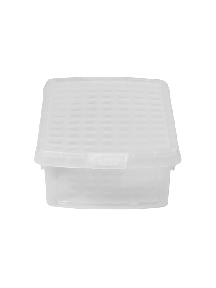 Wham Clear 7L Rectangular Plastic Clip Box and Lid Box and Lid - Image 2 of 5