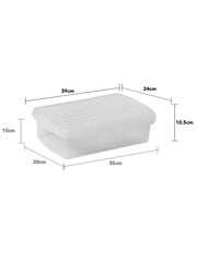 Wham Clear 7L Rectangular Plastic Clip Box and Lid Box and Lid - Image 5 of 5