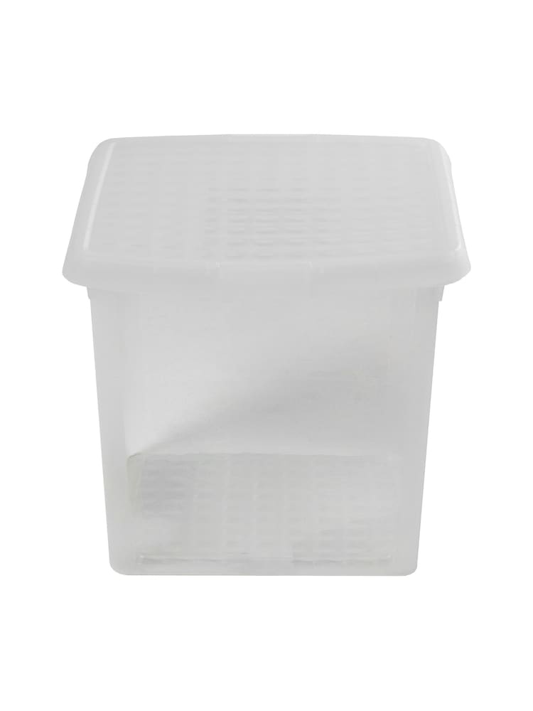 Wham 5 Pack Clear 14L Square Plastic Clip Box and Lid - Image 2 of 5