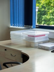 Wham Clear 8.5L Rectangular Plastic Clip Box and Lid - Image 1 of 5