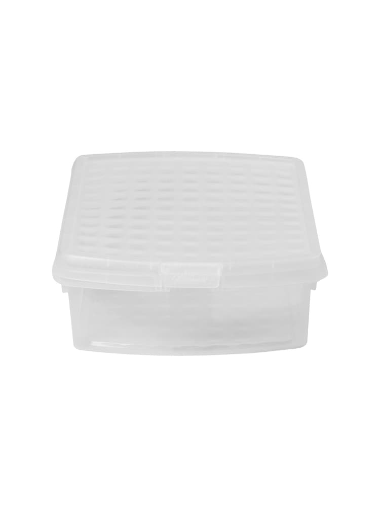 Wham Clear 8.5L Rectangular Plastic Clip Box and Lid - Image 2 of 5