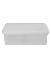 Wham 5 Pack Clear 30L Rectangular Plastic Clip Box and Lid - Image 2 of 5
