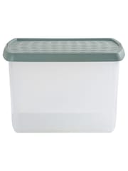 Wham 5 Pack Green Milieu 21.5L Rectangular Plastic Clip Box and Lid - Image 3 of 5