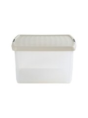Wham 5 Pack Slate Grey 25.5L Square Plastic Clip Box and Lid - Image 3 of 5