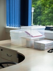 Wham 5 Pack Clear 10.5L Rectangular Plastic Clip Box and Lid - Image 1 of 5