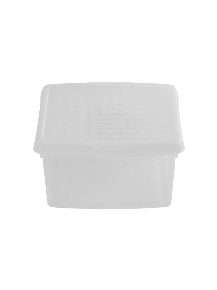Wham 5 Pack Clear 9L Square Plastic Clip Box and Lid - Image 2 of 5