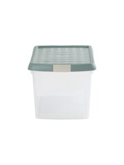 Wham Green Milieu 14L Rectangular Plastic Clip Box and Lid - Image 2 of 5