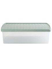 Wham 5 Pack Green Milieu 30L Rectangular Plastic Clip Box and Lid - Image 3 of 5