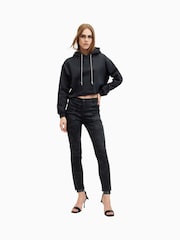 AllSaints Black Duran Camo Cargo Jeans - Image 4 of 9