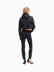 AllSaints Black Duran Camo Cargo Jeans - Image 8 of 9