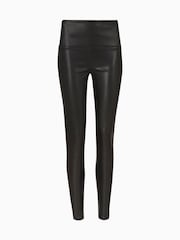AllSaints Black Cora Faux Leggings - Image 8 of 8