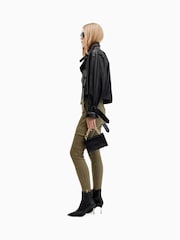 AllSaints Green Duran Skinny Cargo Jeans - Image 6 of 10