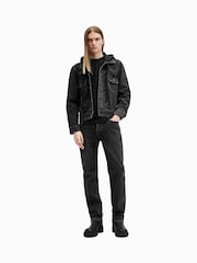 AllSaints Black Brace Shortsleeve Crew Neck T-Shirt - Image 2 of 6