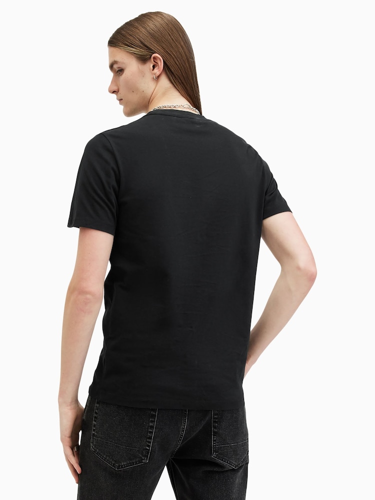 Футболка Allsaints Brace з короткими рукавами та круглою горловиною - Image 4 of 6