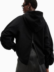 AllSaints Black Dana Hoodie - Image 2 of 8