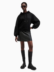 AllSaints Black Dana Hoodie - Image 6 of 8