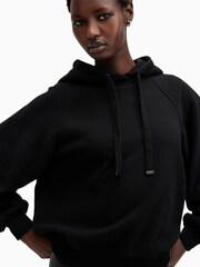 AllSaints Black Dana Hoodie - Image 7 of 8