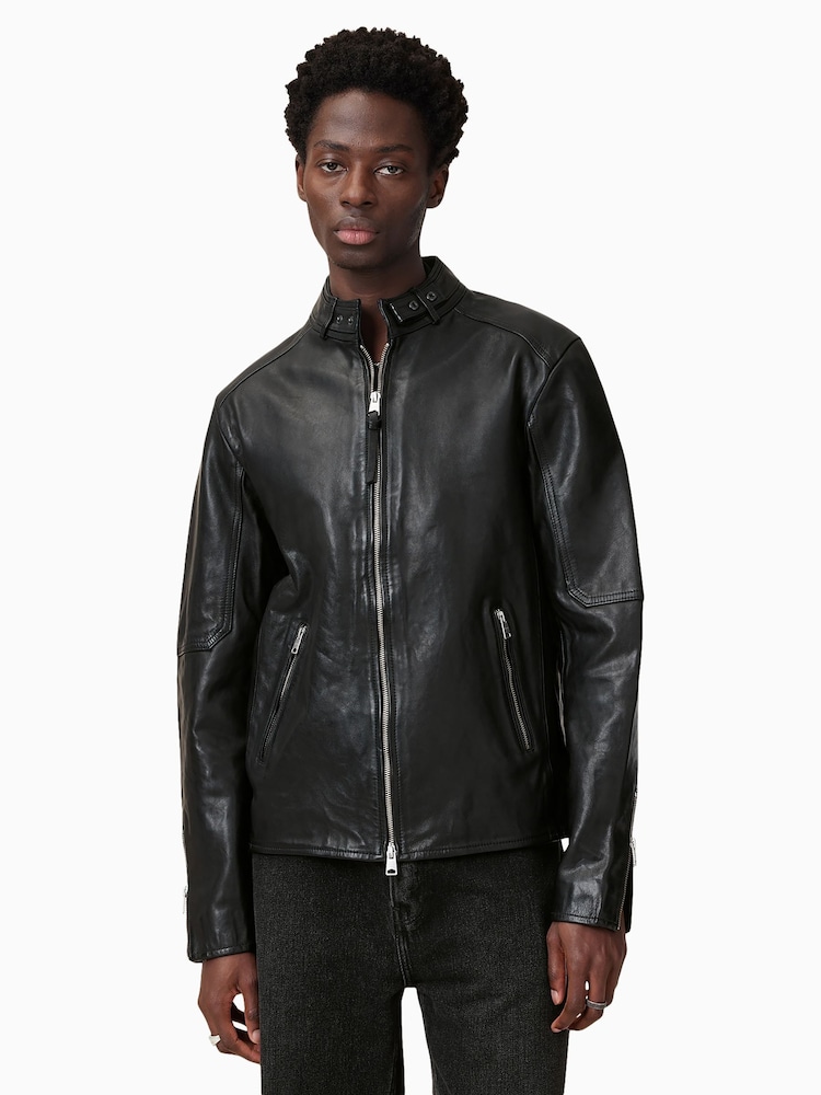 AllSaints Black Cora Jacket - Image 4 of 11
