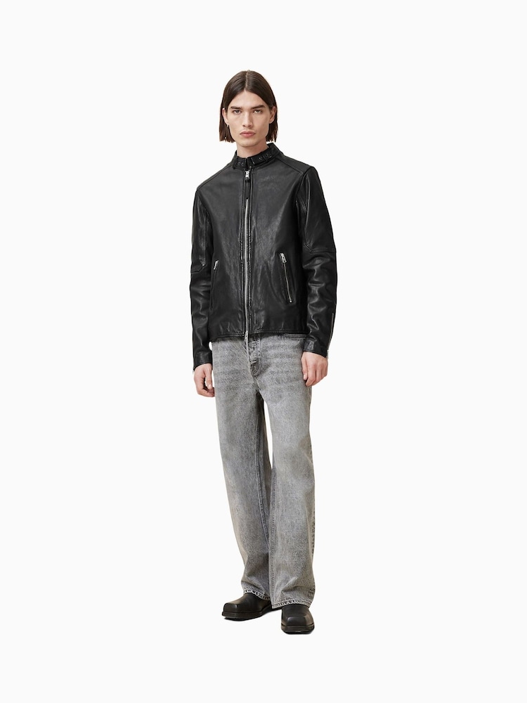 AllSaints Black Cora Jacket - Image 6 of 11