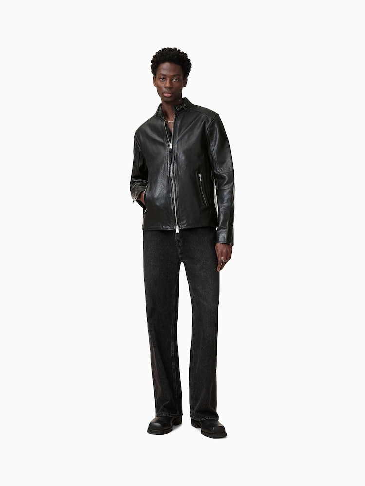 AllSaints Black Cora Jacket - Image 8 of 11