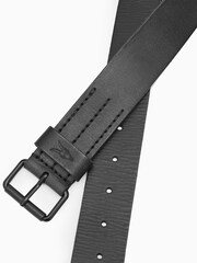 AllSaints Black Dunston Belt - Image 4 of 5