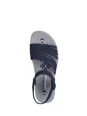 أزرق - صندل بتصميم رشيق Reggae من Skechers - صورة 4 من 5