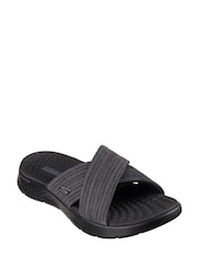 Skechers Black Go Walk Flex Sandals - Image 3 of 5