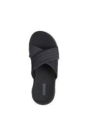 Skechers Black Go Walk Flex Sandals - Image 4 of 5