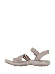 Skechers Grey Slim Reggae Sandals - Image 2 of 5