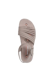 Skechers Grey Slim Reggae Sandals - Image 4 of 5