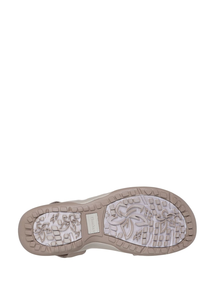 Skechers Grey Slim Reggae Sandals - Image 5 of 5