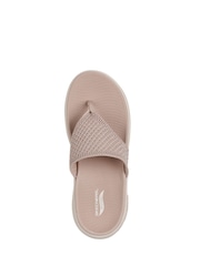 Skechers Grey Go Walk Arch Fit 2.0 Sandals - Image 4 of 5