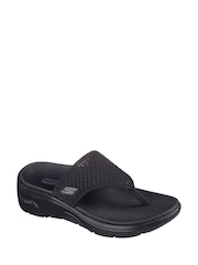 Skechers Black Go Walk Arch Fit 2.0 Sandals - Image 3 of 5