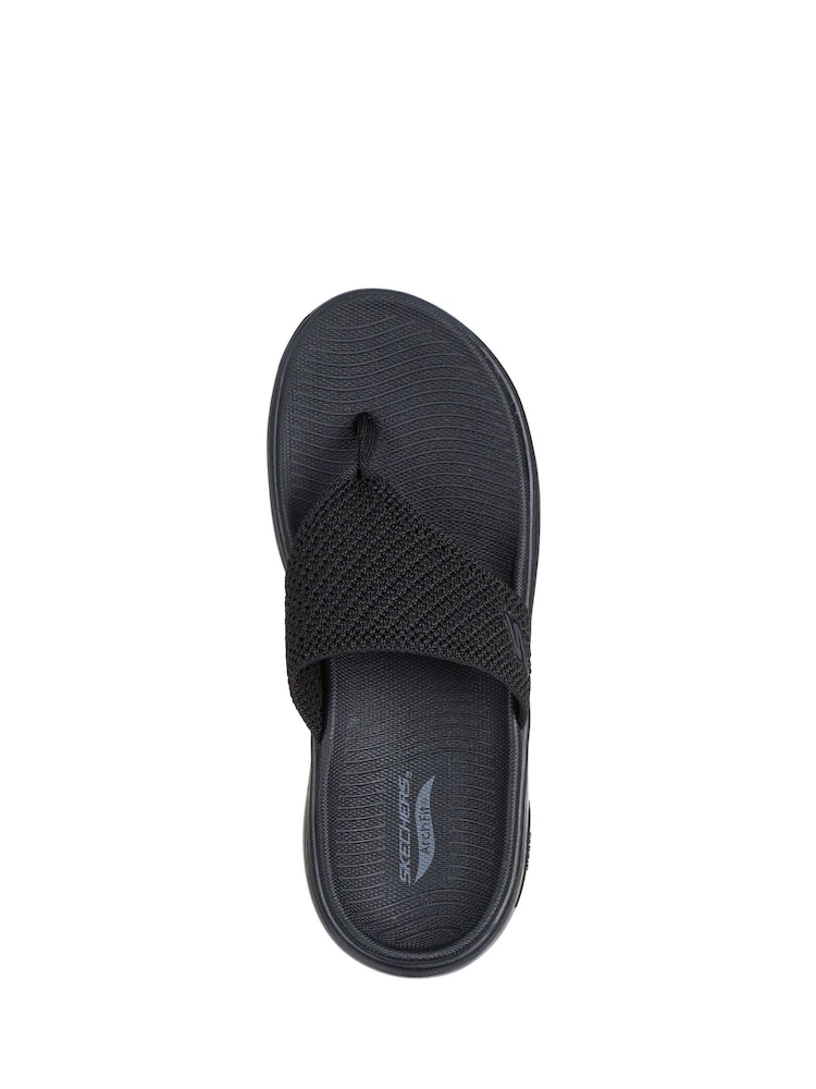 Skechers Black Go Walk Arch Fit 2.0 Sandals - Image 4 of 5