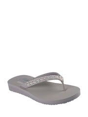 Skechers Grey Meditation Sandals - Image 2 of 2