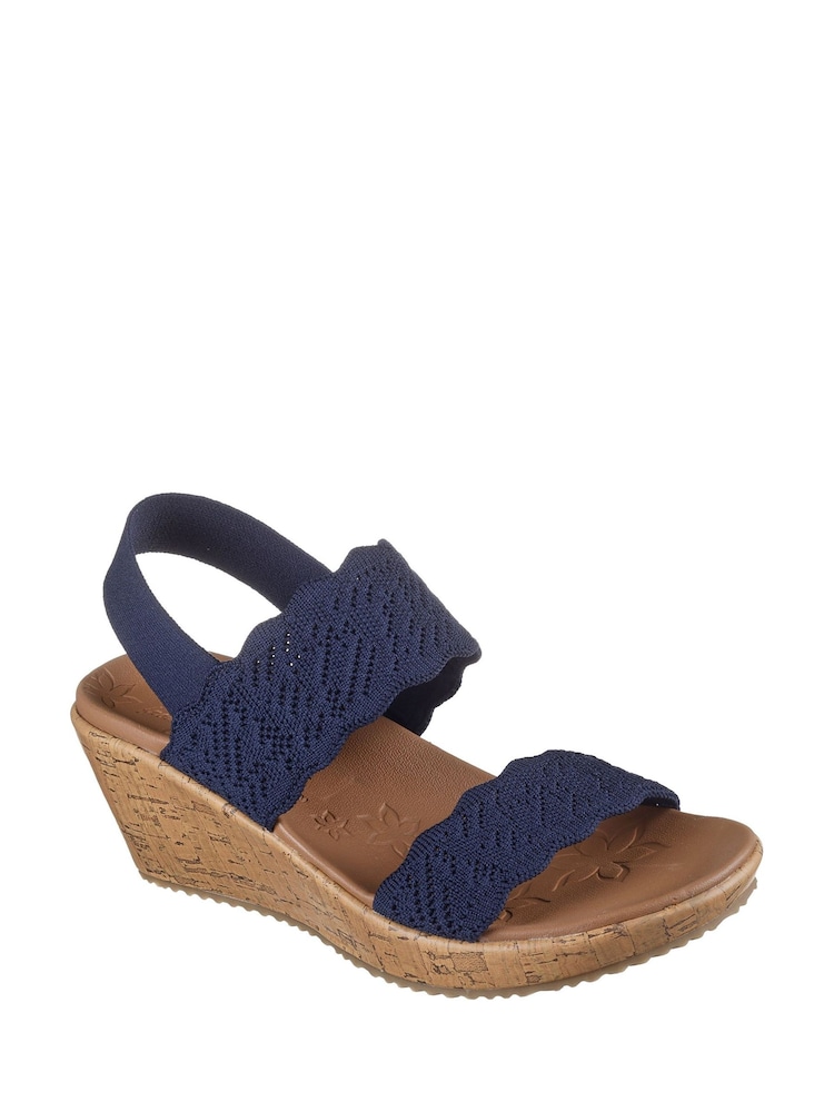 Skechers Blue Beverlee Sandals - Image 2 of 4