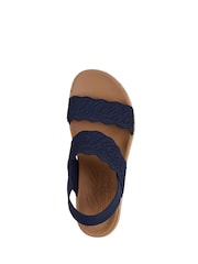 Skechers Blue Beverlee Sandals - Image 4 of 4