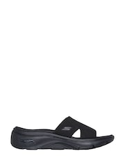 Skechers Black Go Walk Arch Fit 2.0 Sandals - Image 1 of 5