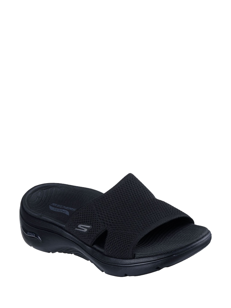 Skechers Black Go Walk Arch Fit 2.0 Sandals - Image 3 of 5