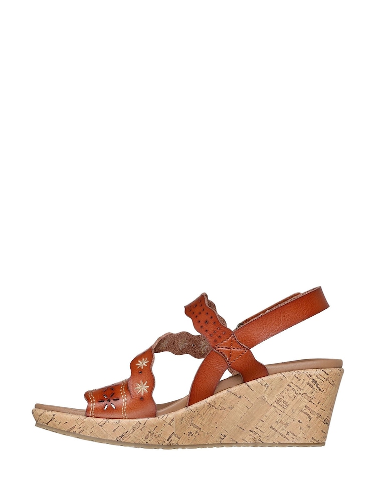 Skechers Brown Beverlee Cherished Aura Sandals - Image 2 of 5