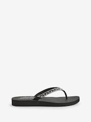 Skechers Black Meditation Sandals - Image 1 of 1