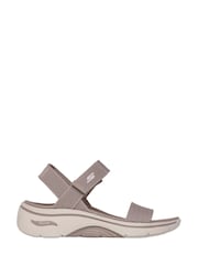 Skechers Grey Go Walk Arch Fit 2.0 Sandals - Image 1 of 2