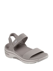 Skechers Grey Go Walk Arch Fit 2.0 Sandals - Image 2 of 2